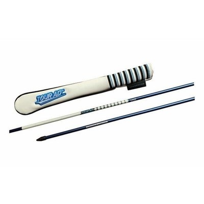 Graphite Design Golf Alignment Sticks 2pcs White Blue with Cover