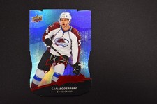 2017-18 MVP Hockey Colors and Contours Level 1 Blue Die-Cut Carl Soderberg #143