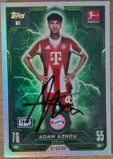Match Attax 25/26 Adam Aznou FC Bayern München Rising Star original signiert