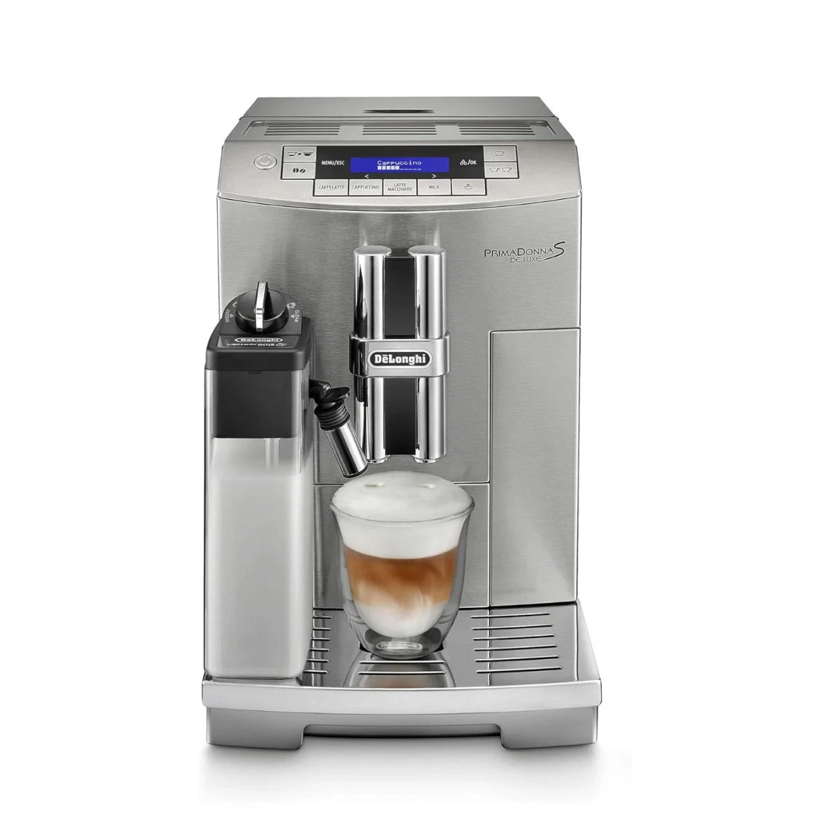 DeLonghi PrimaDonna ECAM28465M Superautomatic Espresso Machine - Silver
Opens in a new window or tab