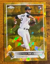 Anderson Severino - 2022 Topps Chrome Update Sapphire - Gold Refractor RC  /50