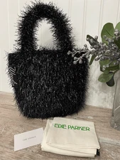 Edie Parker Weedie Black Tote Bag Purse