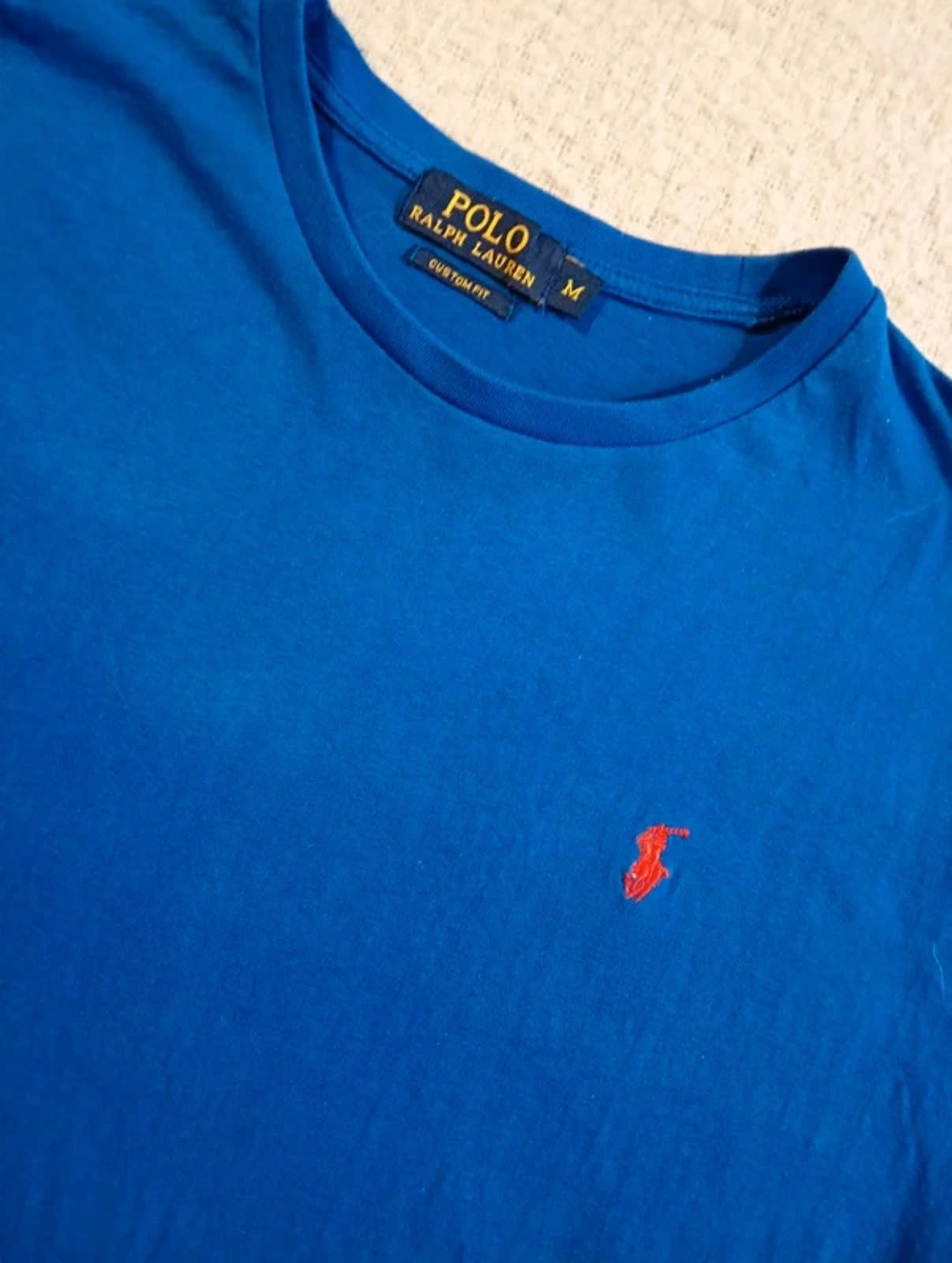 Polo Ralph Lauren Size Medium Royal Blue Mens Summer Holiday T-shirt image 4