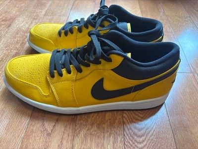 Size 11 - Air Jordan 1 Low University Gold Black