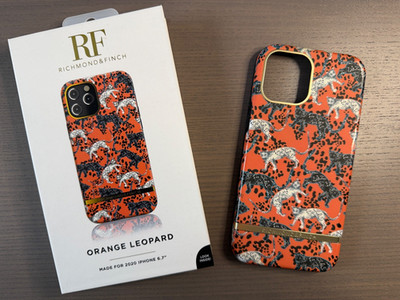 Richmond & Finch Hülle Orange Leopard für iPhone 12 Pro Max 6.7'' von 2020