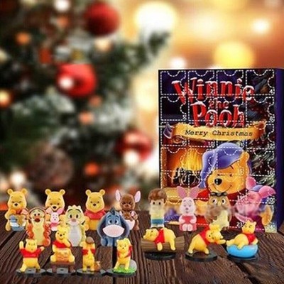 Winnie the Pooh Figures Advent Weihnachten Countdown Kalender 24 Tage Kinder
