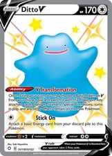 2021 Pokemon: SHFSV Ditto V (#SV118/SV122, Holofoil, Shiny Holo Rare, Near Mint) on eBay