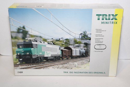 Minitrix SNCF TRASTE BB 22365 Tren de Carga Juego de Arranque 5 Pistas de Coches Potencia Escala N | Condition: Used