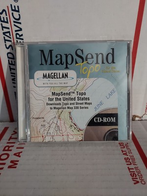 Magellan MapSend Topo For The United States For Magellan Map 330 Series - #162h