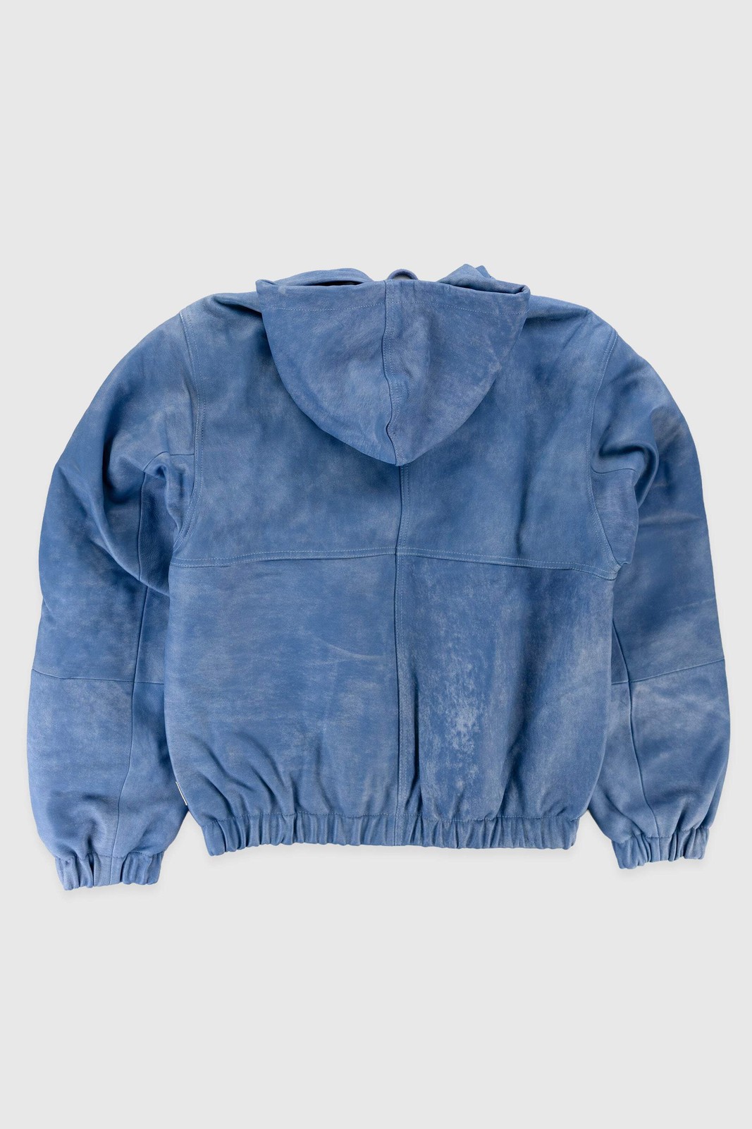 Stussy Work Jacket Stonewash Leather - Washed Blue image 6