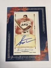 2011 Allen & Ginter Andres Torres Framed Mini On Card Auto San Francisco Giants