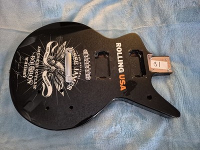 Dean Jesse James Limited Edition Cadillac Electric Guitar Body Black + Bridge 
