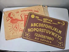 Vintage Ouija Queen Spirit Board 1940s Ouija Board With Box Only READ
