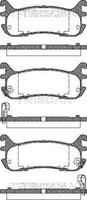 Triscan Bremsbelagsatz Scheibenbremse 8110 50185 FüR Mazda 323 5 BA MX 2 NB 1 NA