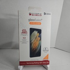 InvisibleShield GlassFusion Screen Protector for Samsung Galaxy S21 Ultra - NEW