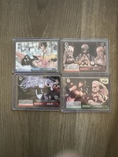 Weiss Schwarz Japanese Trading Cards Near Mint Condtion Set Of 4