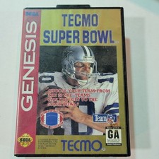Tecmo Super Bowl (Sega Genesis) w/ Case + Manual