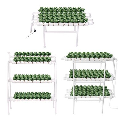 Hydroponics Growing System Kit,108 Sites PVC Garden Vegetable Planting Equipment