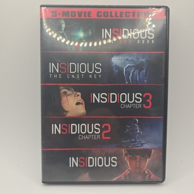 New Insidious 5 Pack: Chapter 1 2 3 / The Last Key / The Red Door Damaged Case 