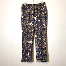 J.Crew X Drake's London Midnight Unicorn 100% Silk Pajama Style Pants Size 2
