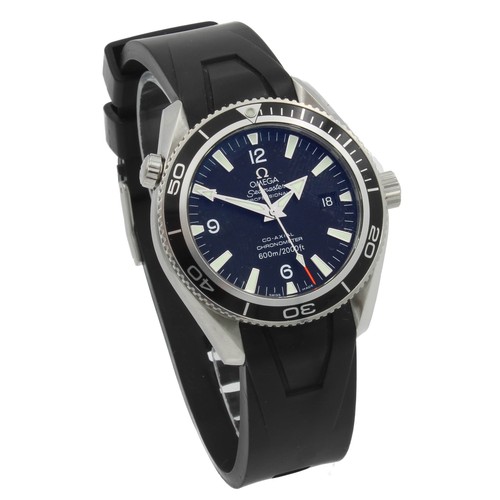Mens Omega Seamaster Planet Ocean Ref #2200.50 Watch w/ Box & Papers #W225616-1 - Picture 2 of 7