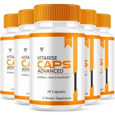 (5 Pack) Vita Rise Caps Health Support, VitaRise Advanced Formula (300 Capsules)