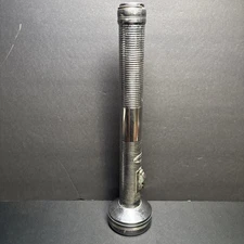 Vintage  TRU-TEST True Value Supreme Vintage 15” Chrome w Morse Code Button ASIS