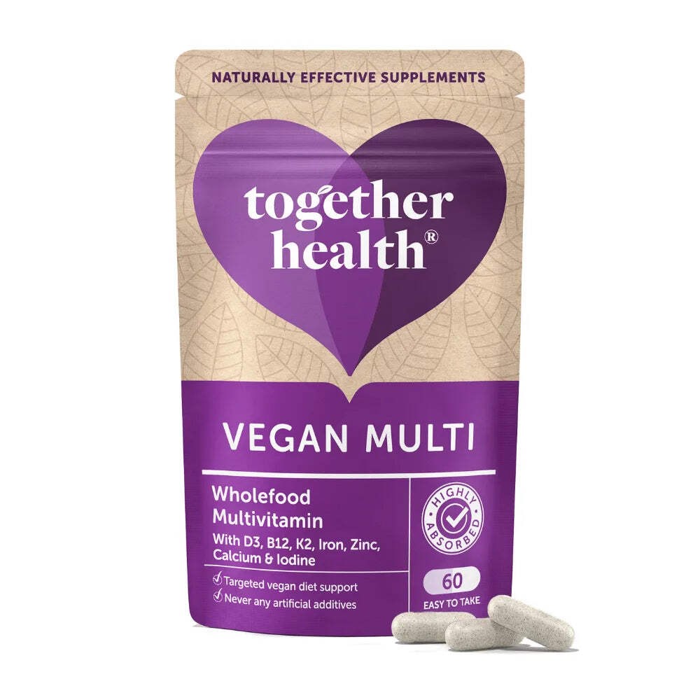 Together Health Together Vegan Wholefood Multivitamin Food Supplement 60 Caps - Image 2