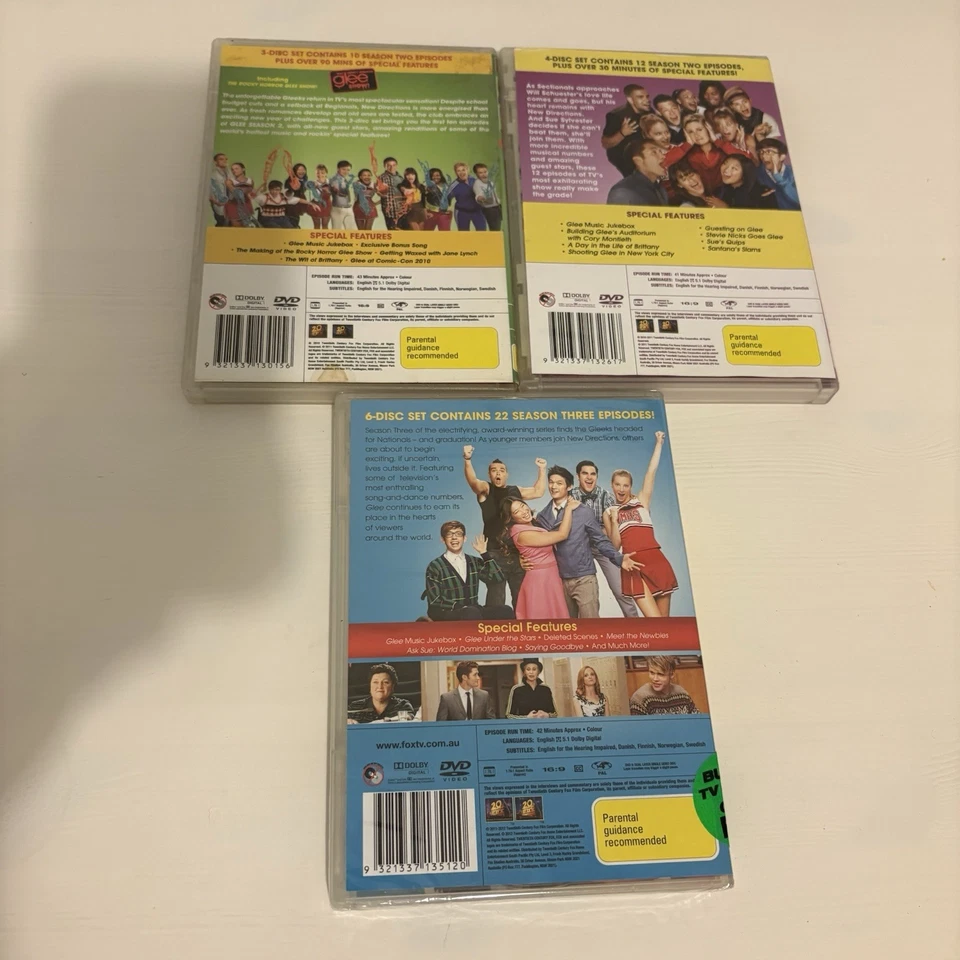 Glee Dvd Seasons 2-3 Complete DVDs 2 3 Brand New And Sealed And Pre Owned - Image 2 of 4