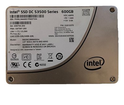 Intel DC S3500 Series 600GB Internal 2.5'' (SSDSC2BB600G4) SSD
