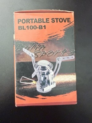 Bulin Sports Portable Stove BL100-B1 Camping, Backpacking, Survival NIB W/ Case