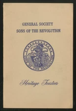 Dr Ralph RAWSON / General Society Sons of the Revolution 1966