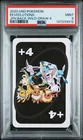 2020 UNO POKEMON JAPANESE BACK-WILD-DRAW 4 EEVEELUTIONS PSA 9