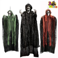 Halloween Deko HäNgende Skelett Geister SensenmäNner 3 StüCk 135 Cm 80 Cm Party
