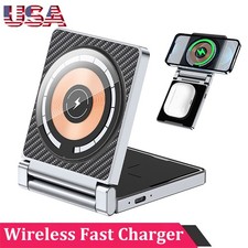 New Wireless Charger Fast Charging Station Dock For Apple Watch Air Pods iPhone