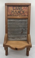 Vintage Dubl Handi Washboard Columbus Ohio Washboard Company Decorative Rare