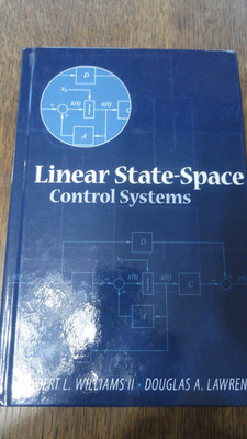 Linear State-Space Control Systems Robert Williams II HC Like New Cond