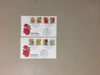 Two BONN and BERLIN Germany fdc with ROSES semipostal sets