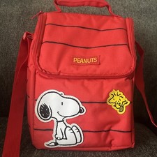  PEANUTS  Insulated Lunch Bag Red Snoopy House 