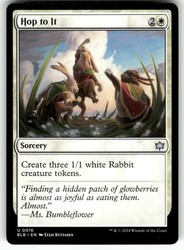Hop to It (16) - Bloomburrow - Uncommon Sorcery
