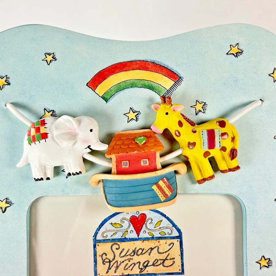 Marco Arca de Noé 4x4 Burnes of Boston Susan Winget Jirafa Elefante 2002 Guardería Foto 2 de 4