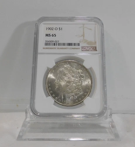 1902-O  MORGAN Silver Dollar, NGC MS-65!