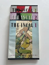The Incal Volumes 1-3 by Jodorowsky and Moebius - Fair To Poor Condition