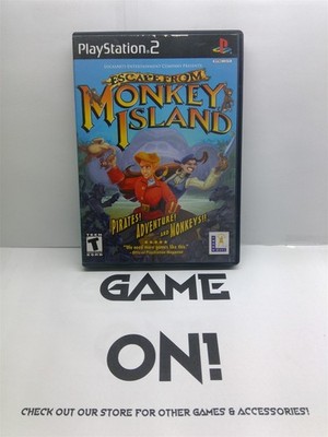 Escape From Monkey Island (PlayStation 2 2001) Complete Tested Working Free Ship