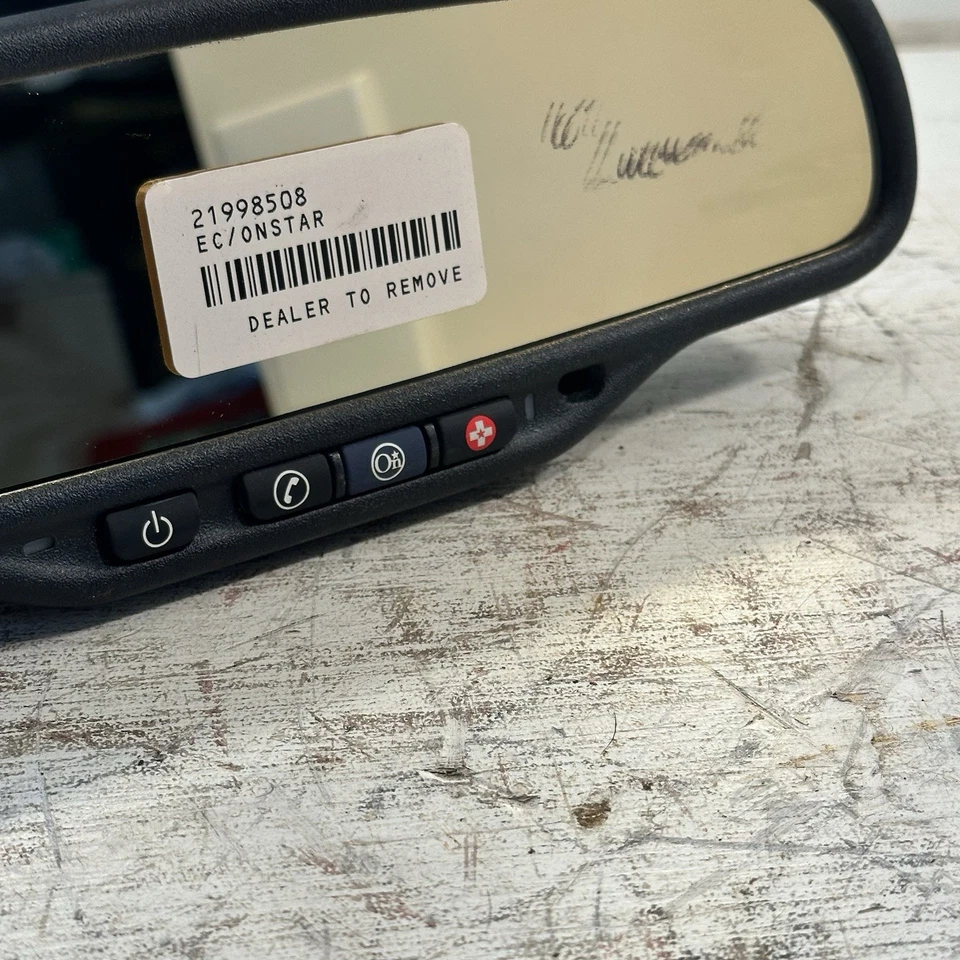 Genuine OEM GM 21988508 Rear view Mirror 23346620 With EC/Onstar Chevy Tahoe - Image 2 of 4
