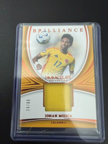 Johan Mojica 2024-25 Panini Immaculate Collection Brilliance Patch 24/65 #B-JM