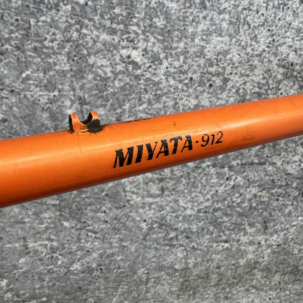 Vintage Miyata 912 Road Bike Frame 63 mm 24 Orange Lugged Steel