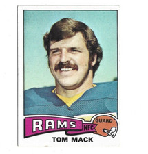 1975 Topps Tom Mack Los Angeles Rams #420