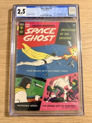 Space Ghost #1 (Western March 1967) CGC 2.5 White Pages - Complete!