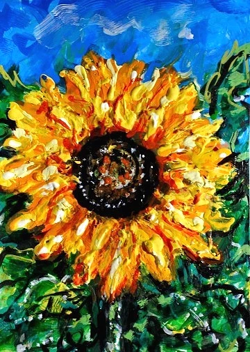 Original Miniature Floral Art Paintings for sale | eBay